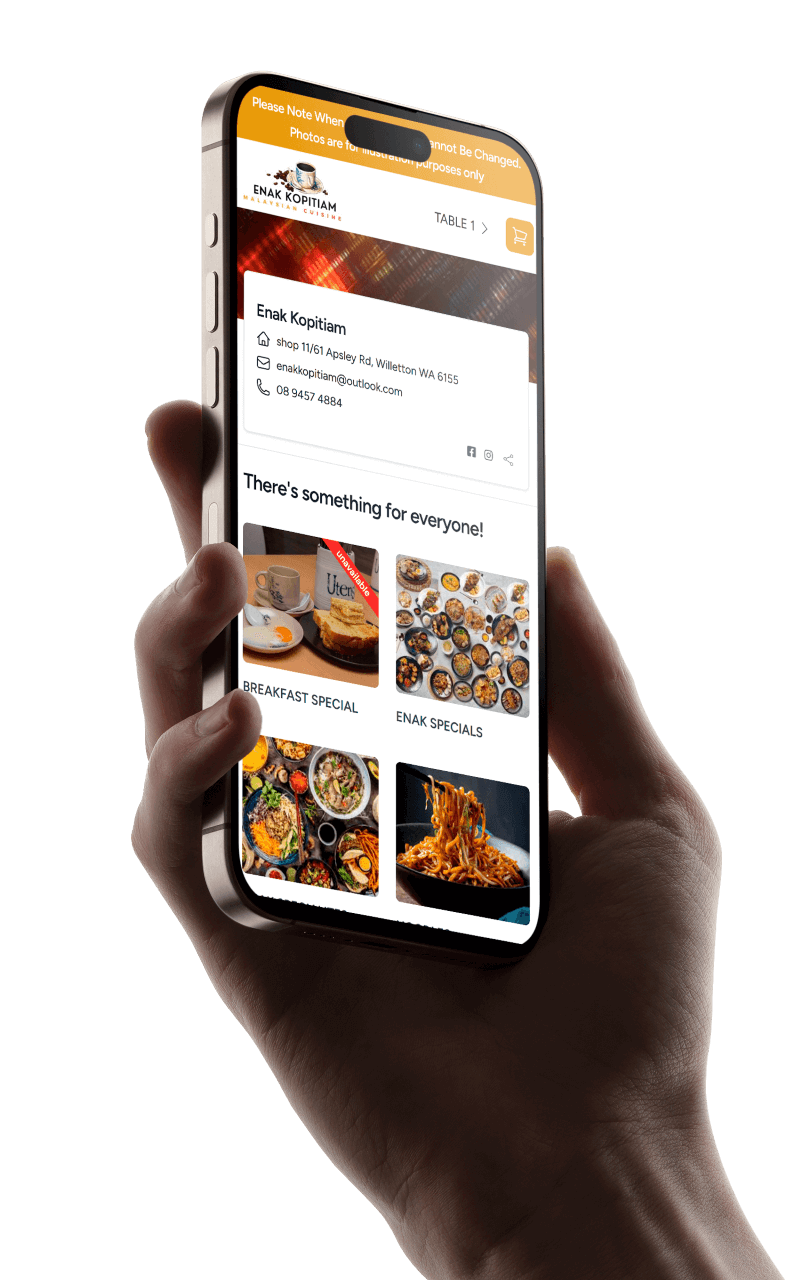 kayta-explore-menu Kayta your own branding of online ordering menu